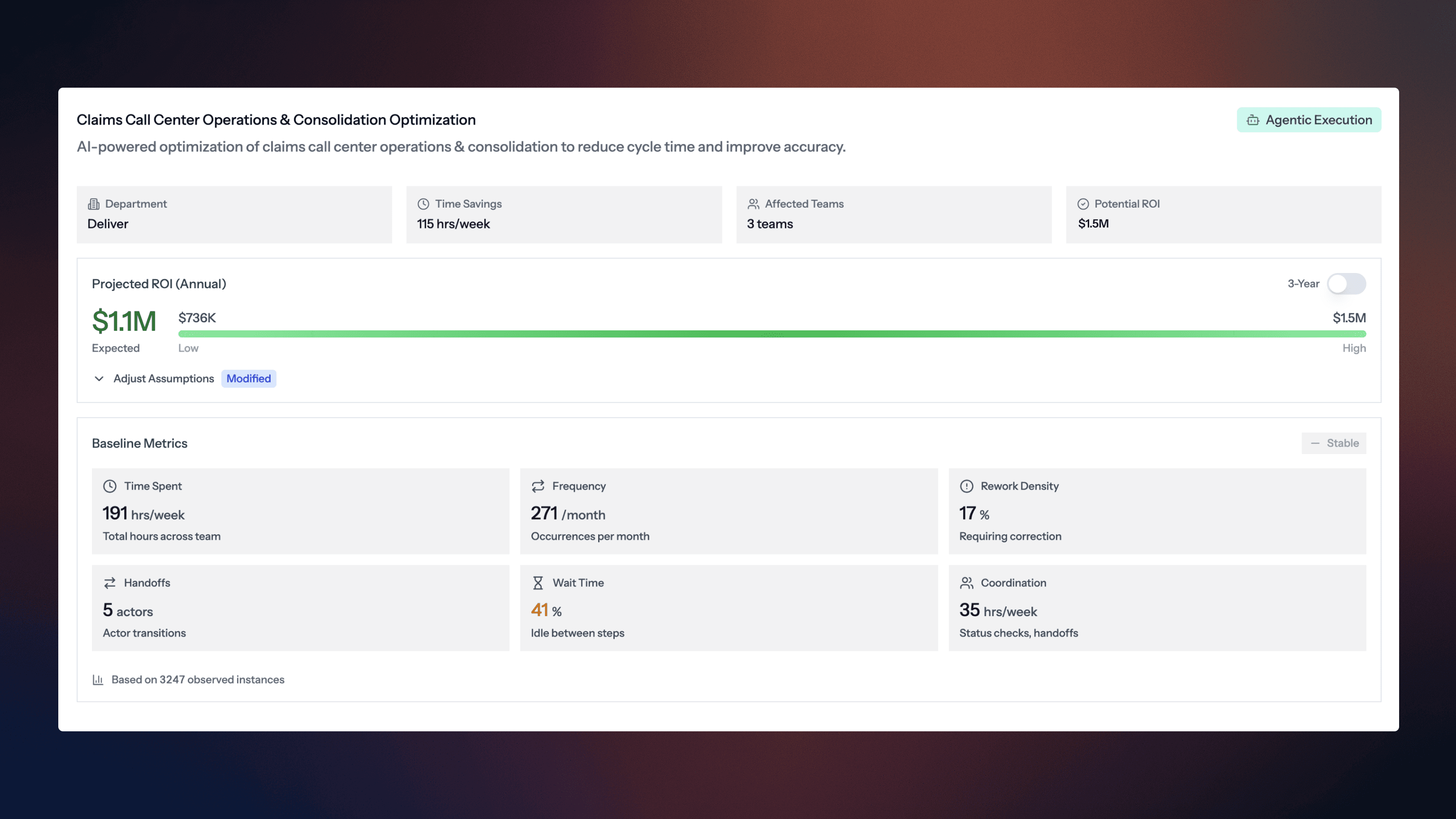 Fluency Improvements interface