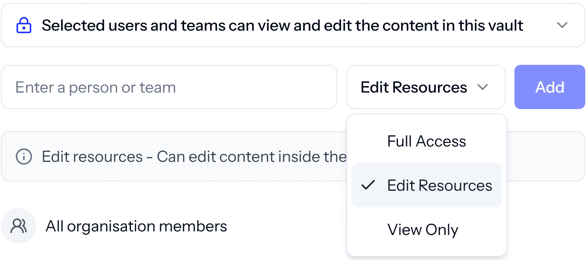 Role-based access