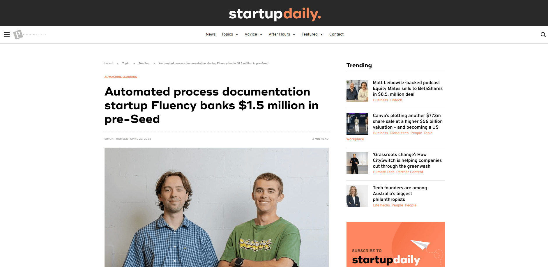 Automated process documentation startup Fluency banks $1.5 million in pre-seed
