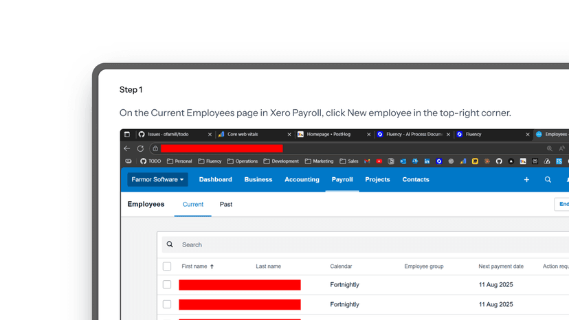 Automatic PII redaction and compliance features